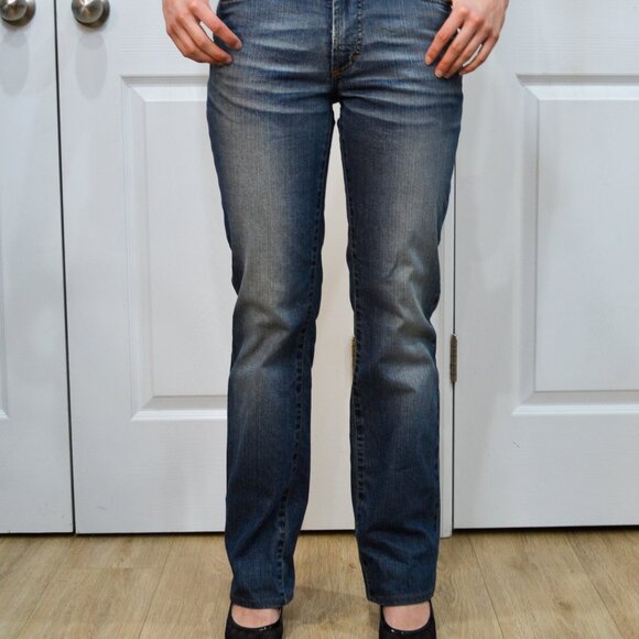 JUST CAVALLI Vintage Roberto Cavalli Straight-Leg Blue Jeans With Fading Size 27 - Picture 1 of 9